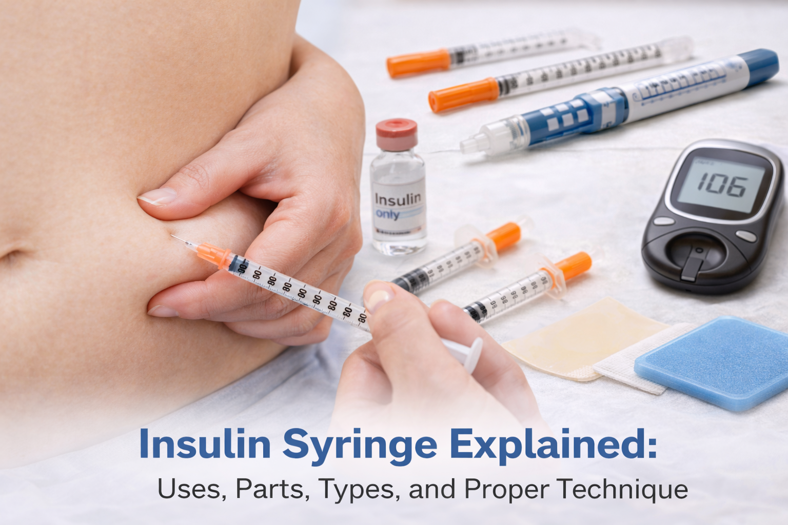 Insulin Syringe Explained: Uses, Parts, Types, and Proper Technique