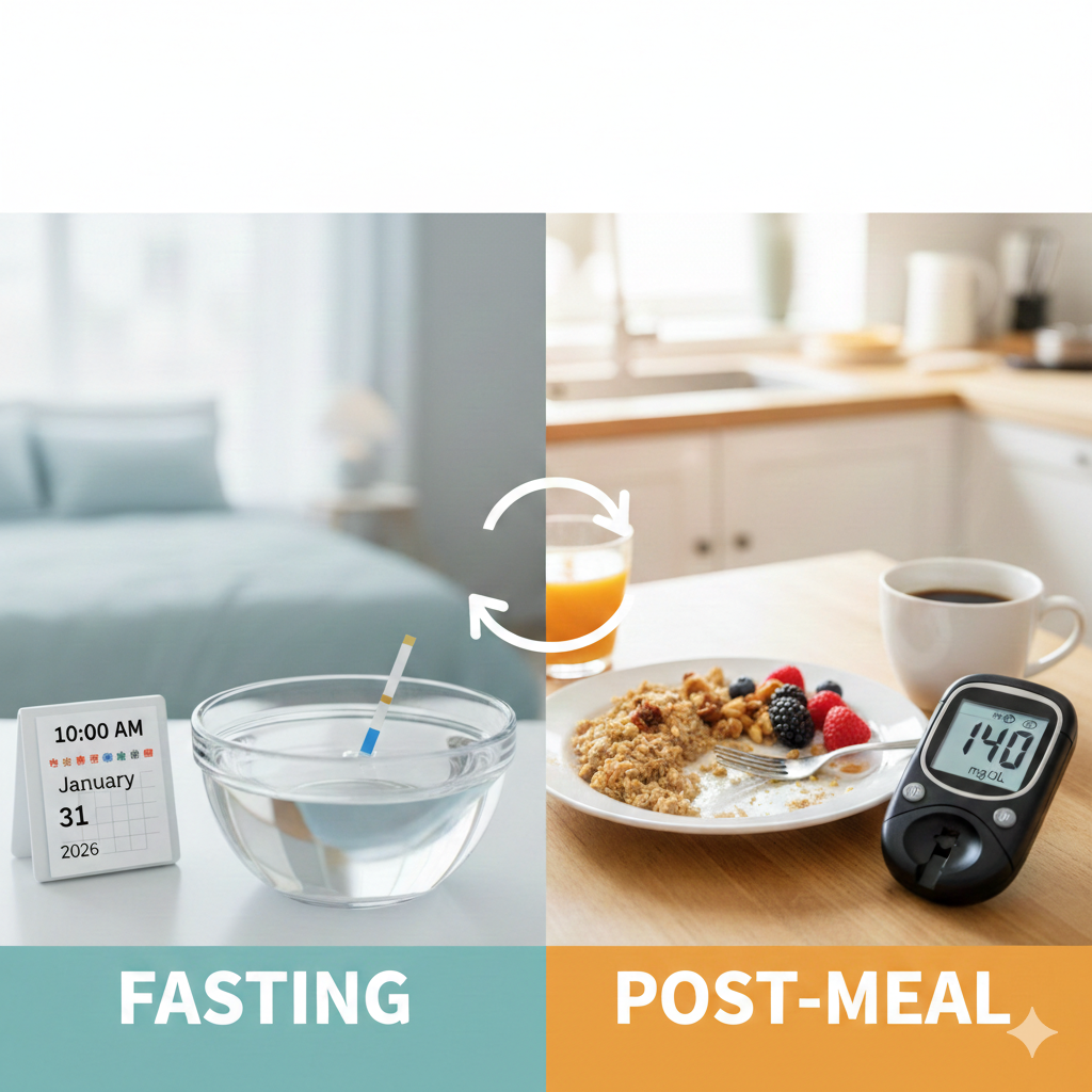 Fasting Blood Sugar vs Post-Meal Sugar: What’s Normal?