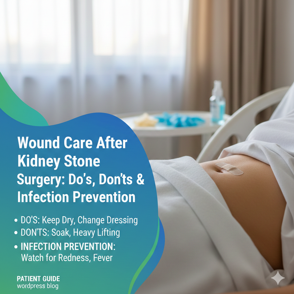 Wound Care After Kidney Stone Surgery: Do’s, Don’ts & Infection Prevention (Patient Guide)