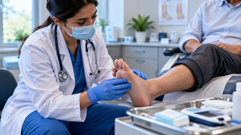 Advanced wound care for diabetic foot wounds