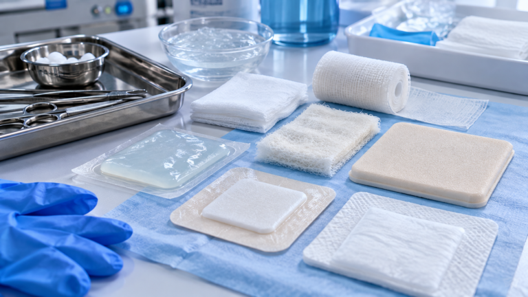 Specialized wound care dressings and medical supplies