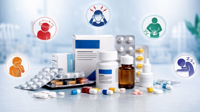 Common medicines side effects and medication safety