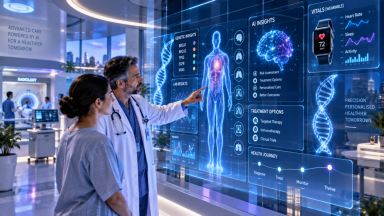 Future of Personalized Medicine with AI advanced diagnostics and genetics