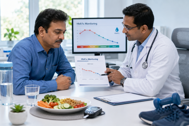 HbA1c Test for high blood sugar and diabetes management