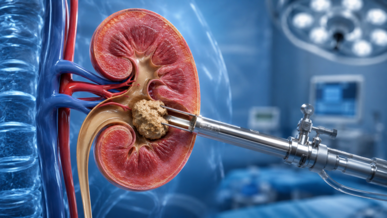 Kidney stone surgery using PCNL for large kidney stones