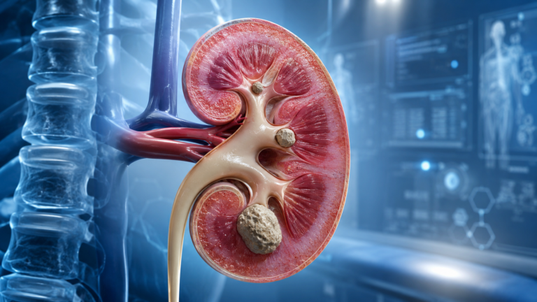 Kidney stone surgery based on kidney stone size