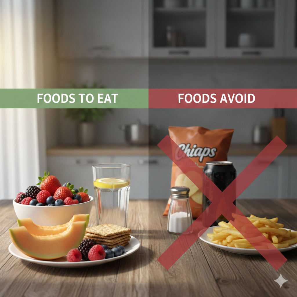 Kidney Stone Diet Chart: Foods to Eat & Avoid for Faster Recovery (Patient-Friendly Guide)