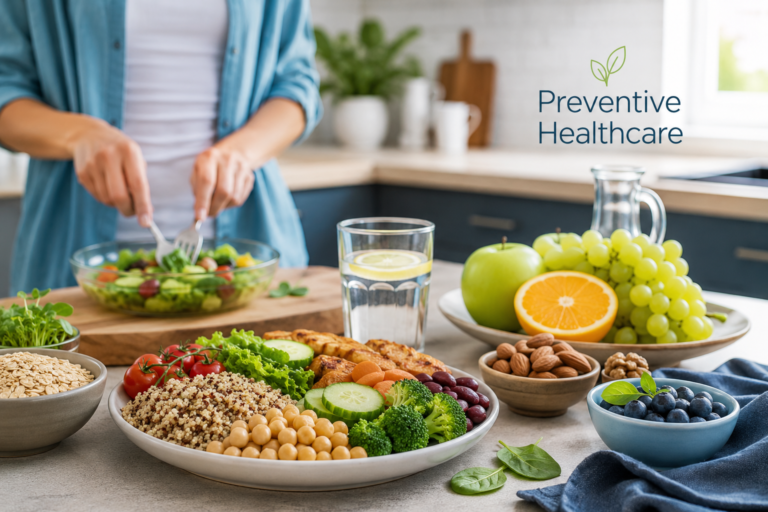 Healthy balanced diet as part of Preventive Healthcare