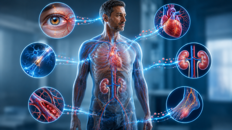 what is diabetes and how diabetes complications can affect the body