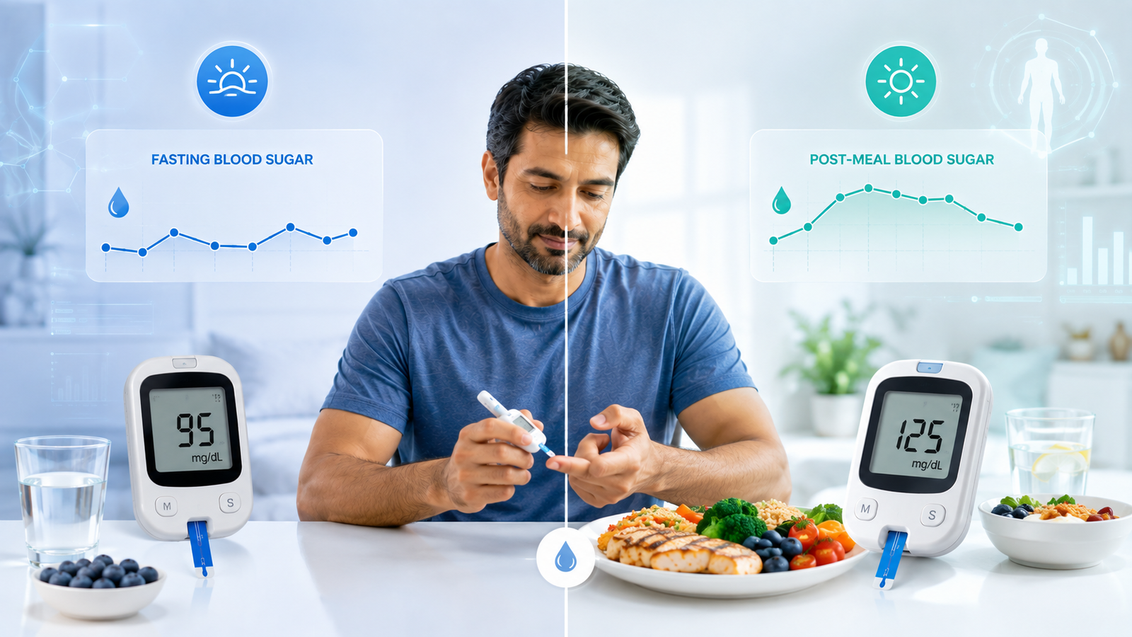 Fasting Blood Sugar vs Post-Meal Sugar: What’s Normal?