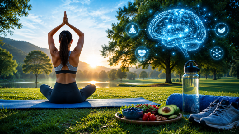 Healthy lifestyle to prevent stress and anxiety