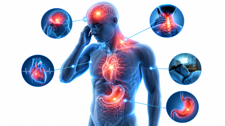 Physical and emotional symptoms of stress