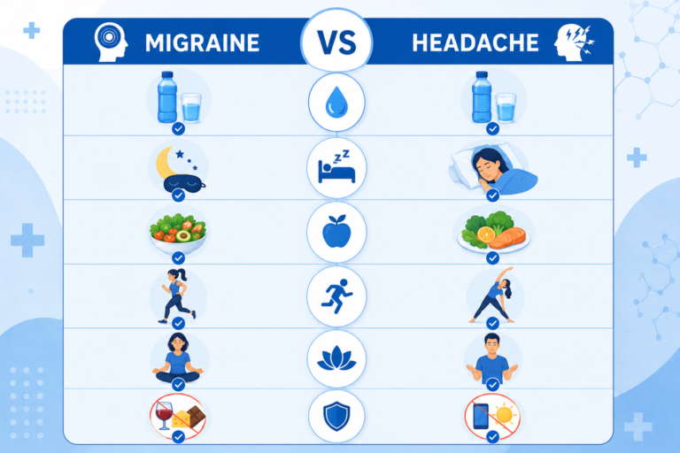 Migraine vs Headache prevention tips