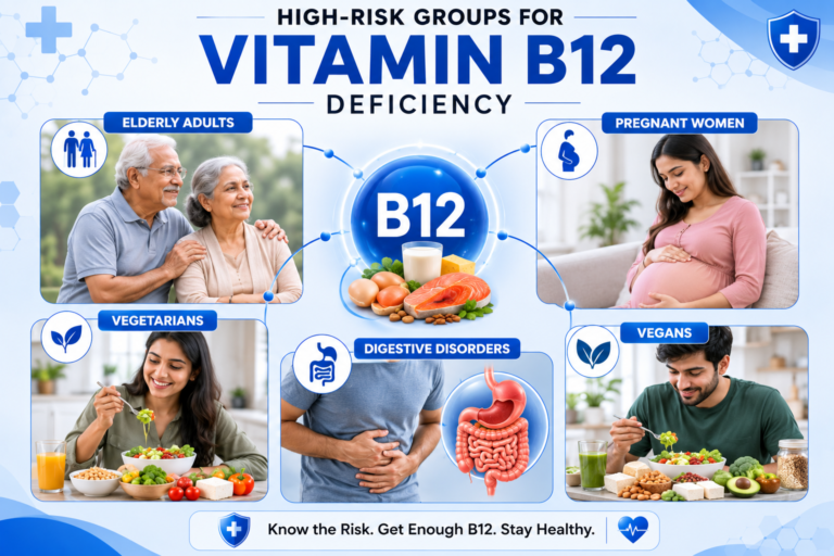 People at risk of Vitamin B12 deficiency