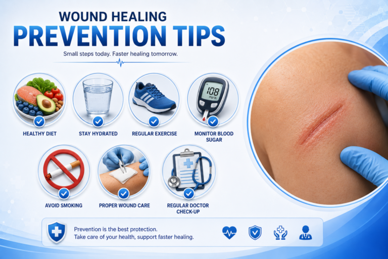 Healthy habits that support wound healing and faster recovery