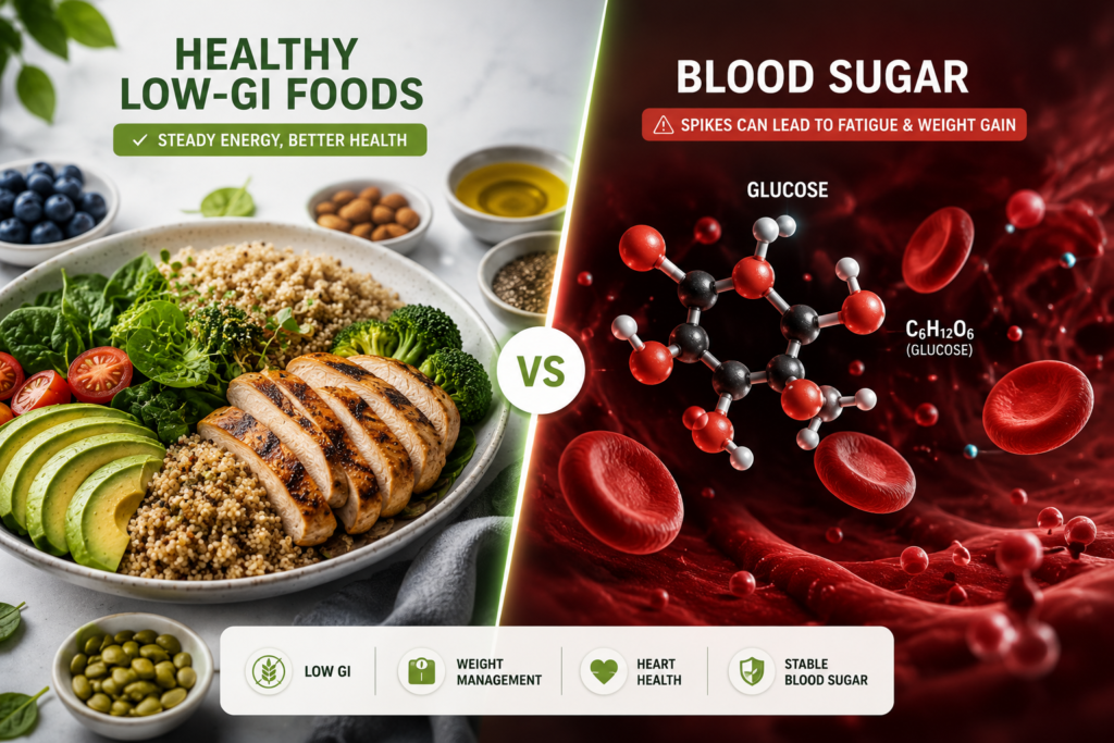PCOS diet plan helps manage blood sugar and insulin resistance