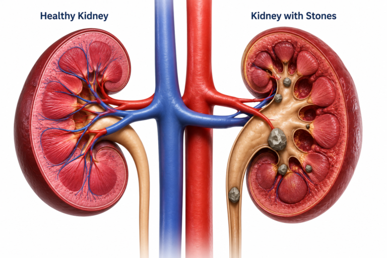 Kidney stone formation explained with a 7 day kidney stone diet chart guide