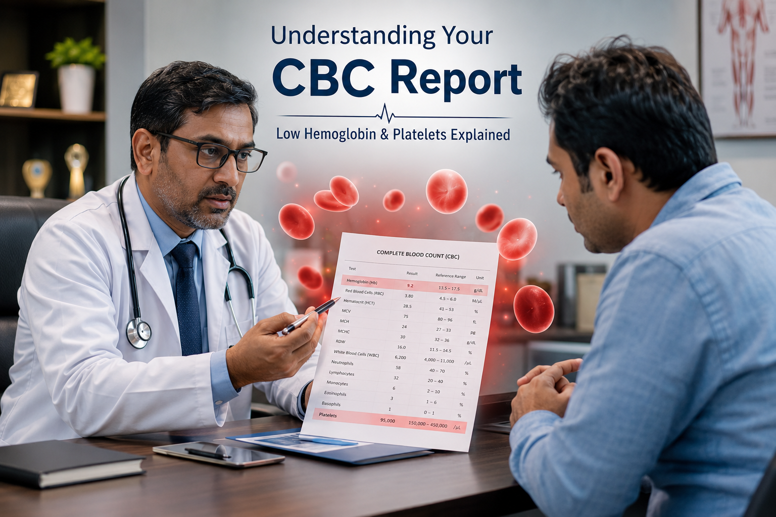 Demystifying Your CBC Report: What Do Low Hemoglobin and Platelets Really Mean?