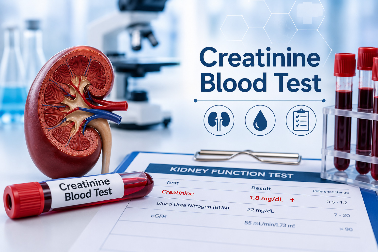 Creatinine Blood Test: Normal Range, Causes of High Levels