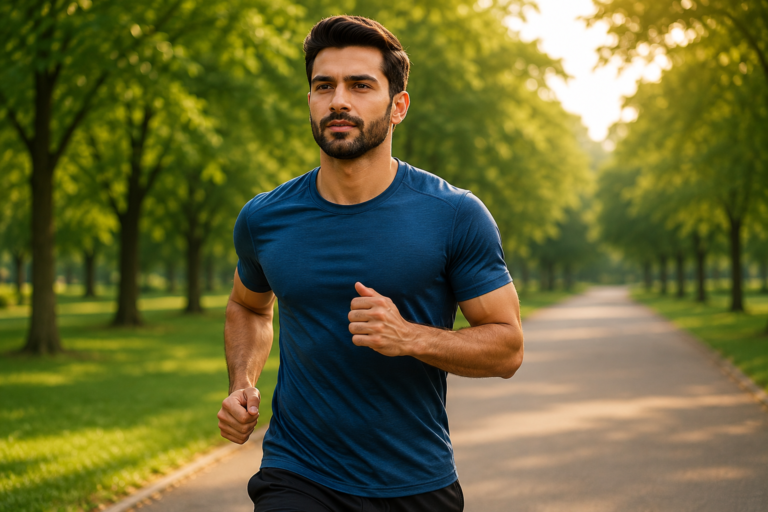 Heart Attack in Young Adults prevention through regular jogging and physical activity to improve cardiovascular health and reduce heart disease risk.