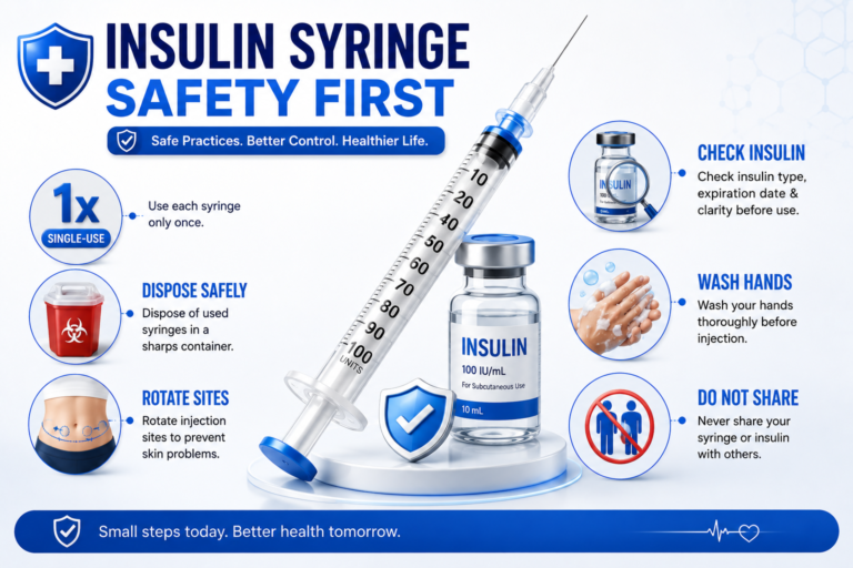 Insulin syringes uses safety tips for accurate insulin injection and diabetes care