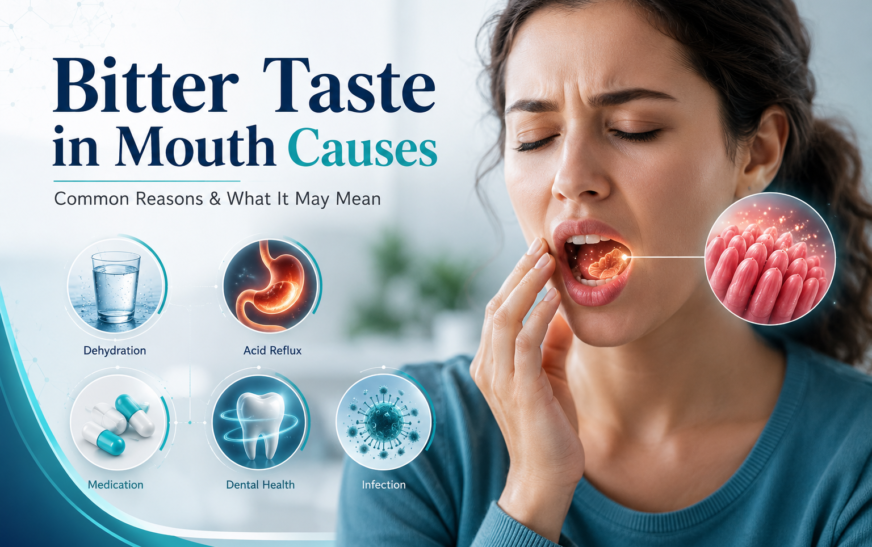 Bitter Taste in Mouth Causes: Common Reasons, Symptoms, Treatment and When to Worry