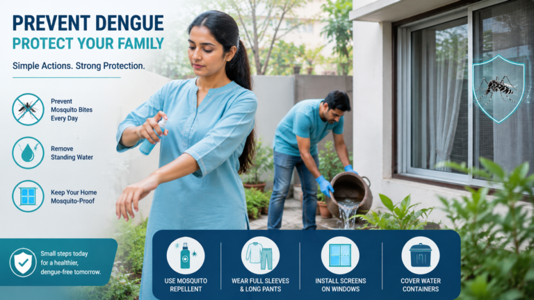 Difference between viral fever and dengue: dengue prevention