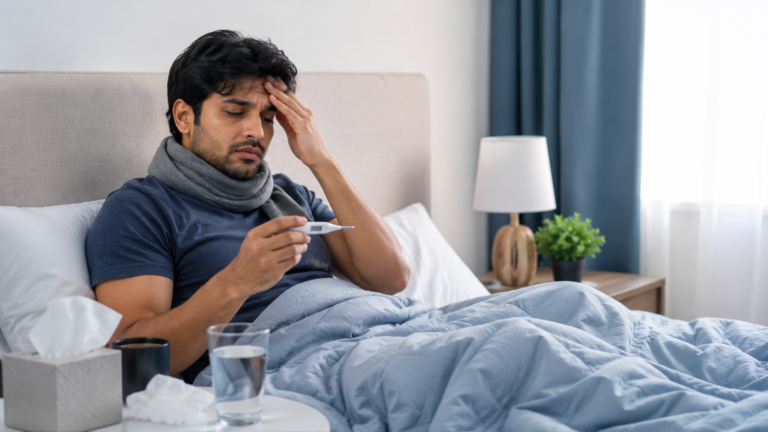 Difference between viral fever and dengue: viral fever symptoms