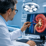 Kidney stone surgery treatment and urology procedure