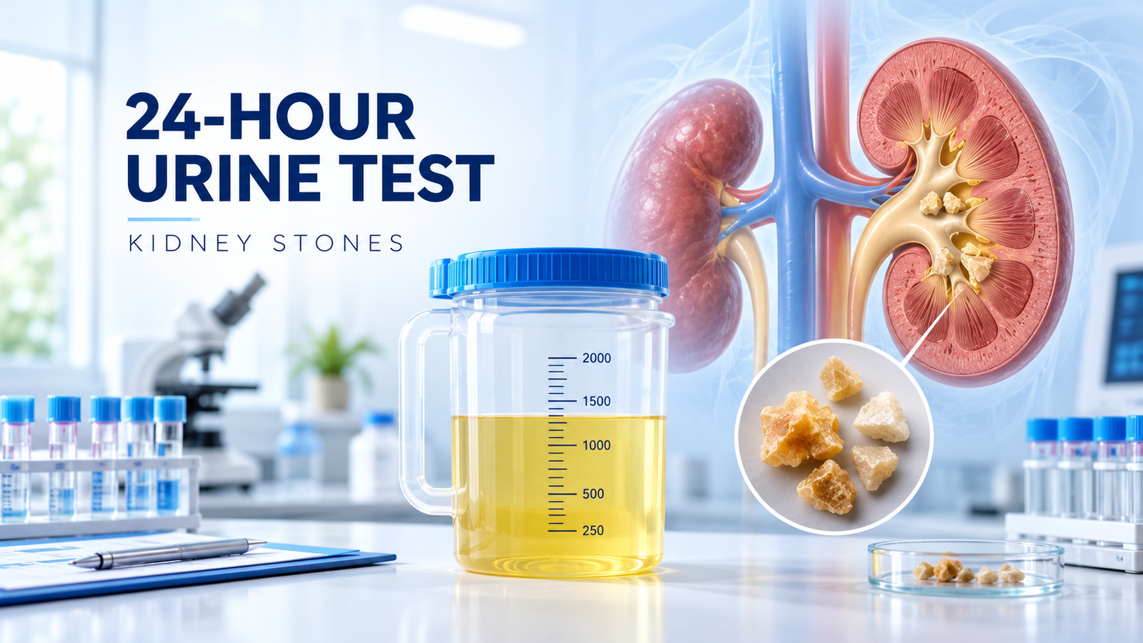 24-Hour Urine Test for Kidney Stones: Purpose, Normal Values & Meaning (Explained Simply)