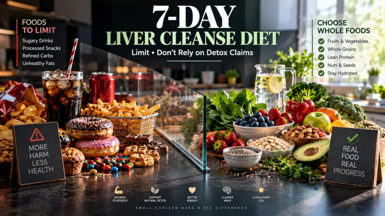 foods to limit during a 7-day liver cleanse diet