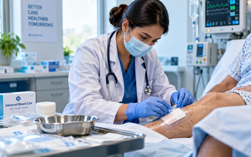 Advanced Wound Care treatment and specialized wound dressing