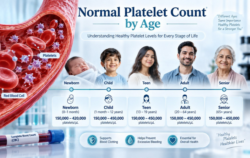 Normal Platelet Count by Age: Complete Guide for Children, Adults & Seniors