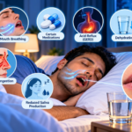 What causes a dry mouth at night and common nighttime dry mouth causes