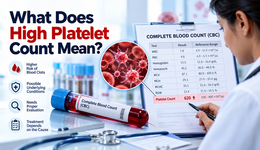 What Does High Platelet Count Mean? Causes, Symptoms, Diagnosis & Treatment