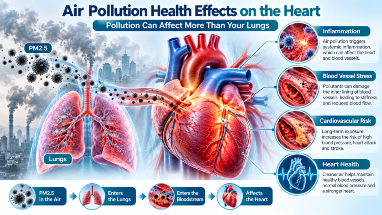 Air pollution health effects on the heart and cardiovascular system