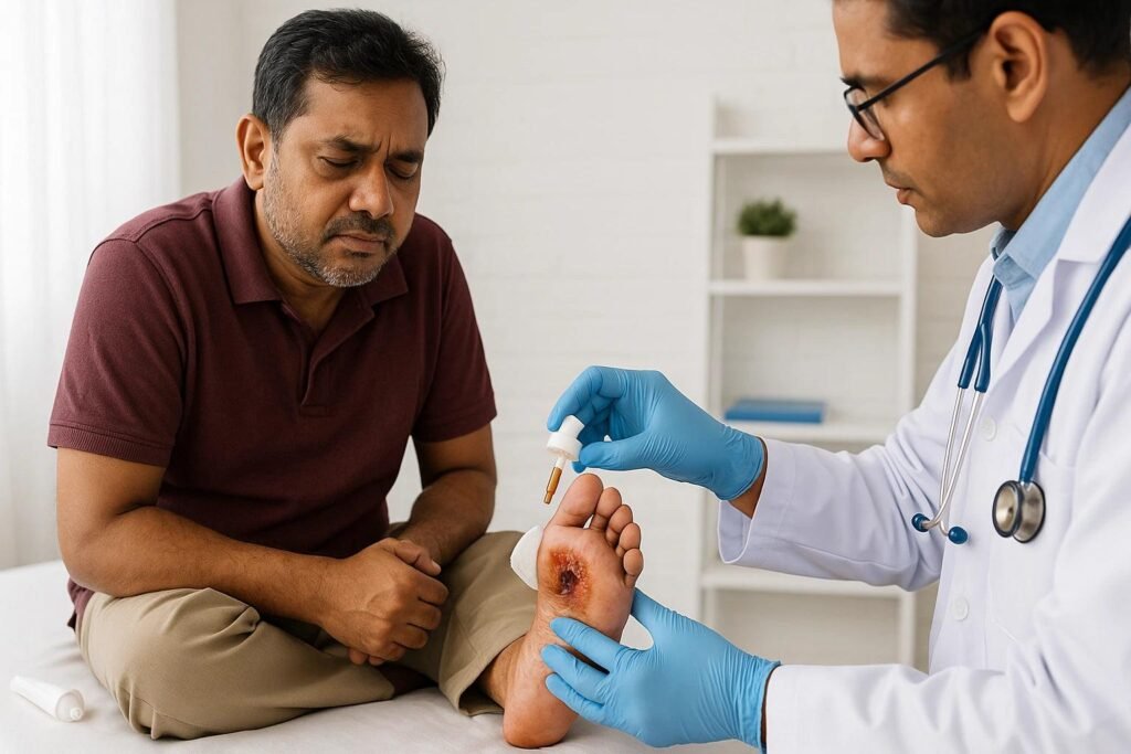 Bed sores treatment considerations for people with diabetes